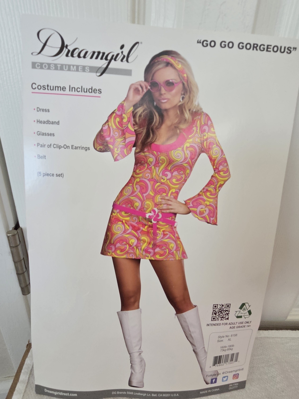 Dreamgirl Go-Go Gorgeous Costume Set